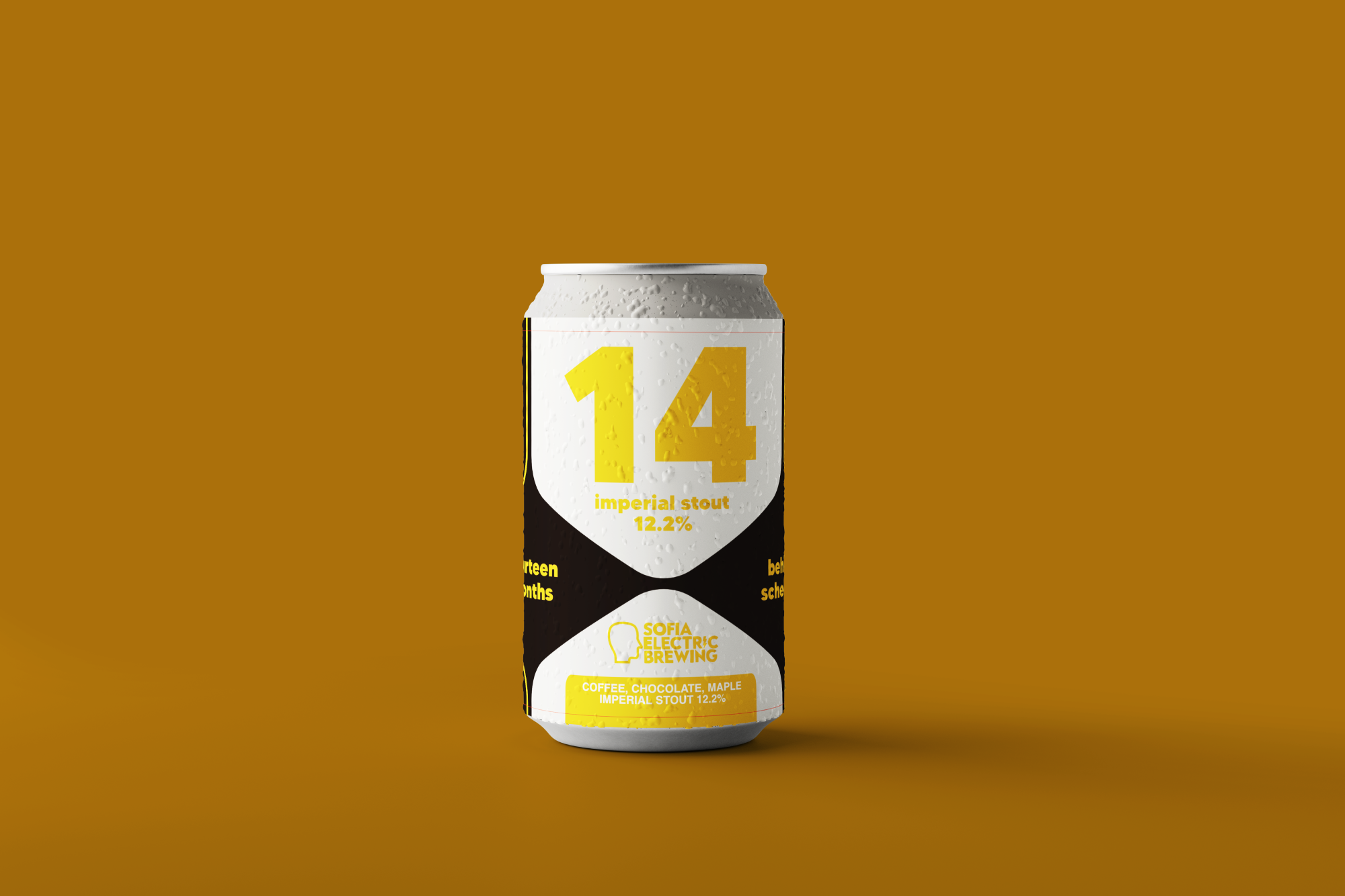 14 Months Behind Schedule Imperial Stout 12.2% 330ml.