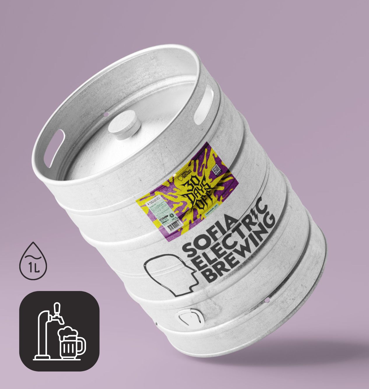 30 Days Off American IPA 5,8% 1,000 ML. BOTTLE DRAFT