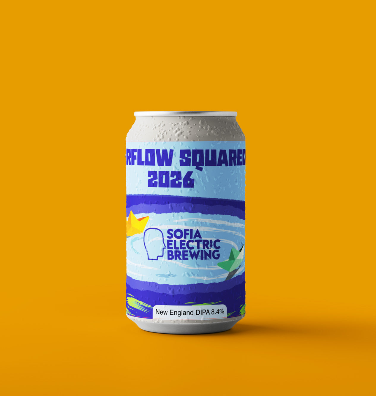 Overflow Squared 2026 New England DIPA 8.4% 330ml.