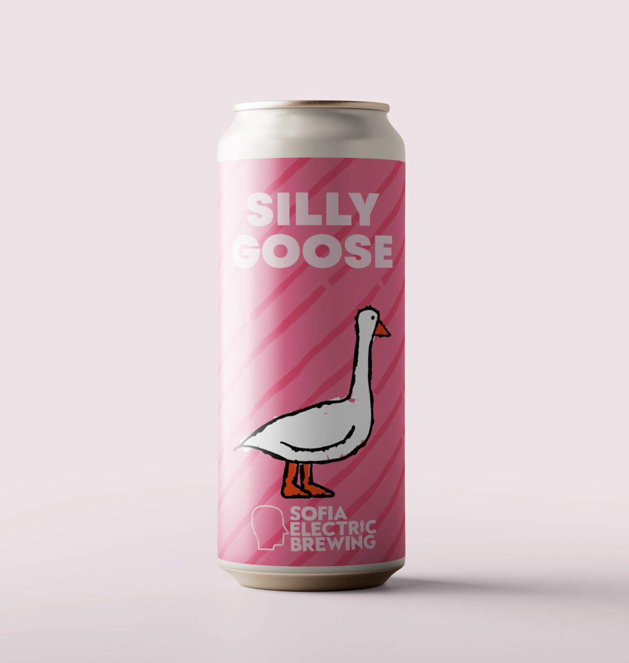 Silly Goose Raspberry Wheat Ale 5.4% 500ml.
