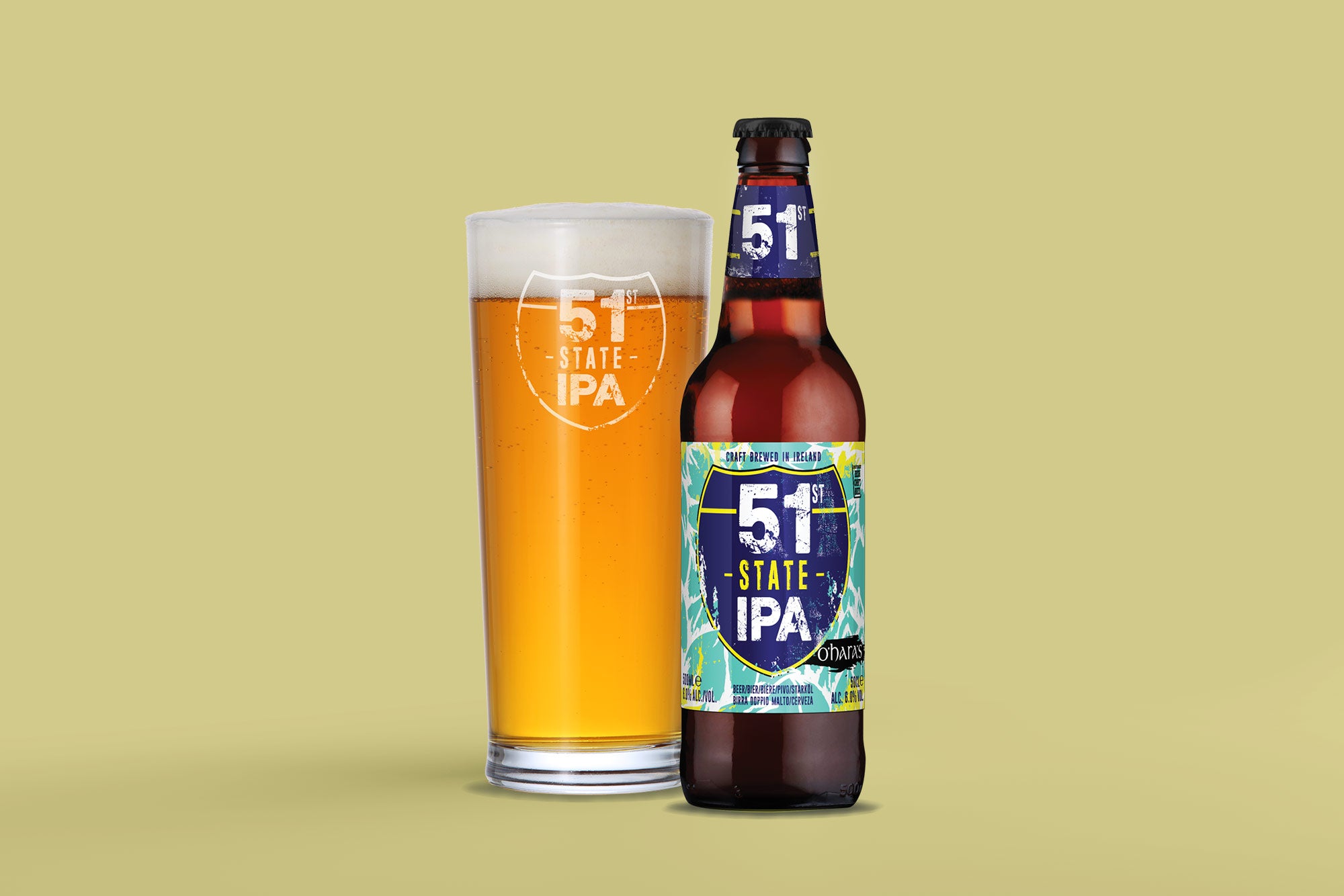 O'Hara's 51st State IPA 6.0% 330 ml.