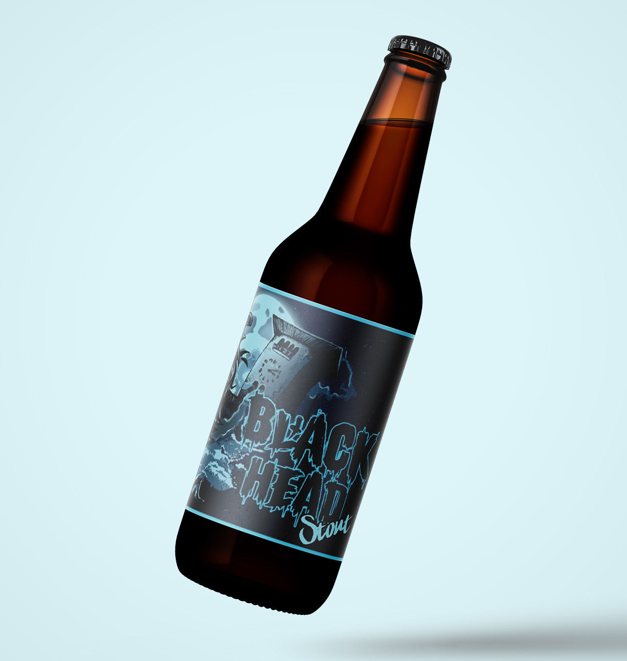 Trima & Dvama Black Head Stout 5,0% 500 ml. Bottle