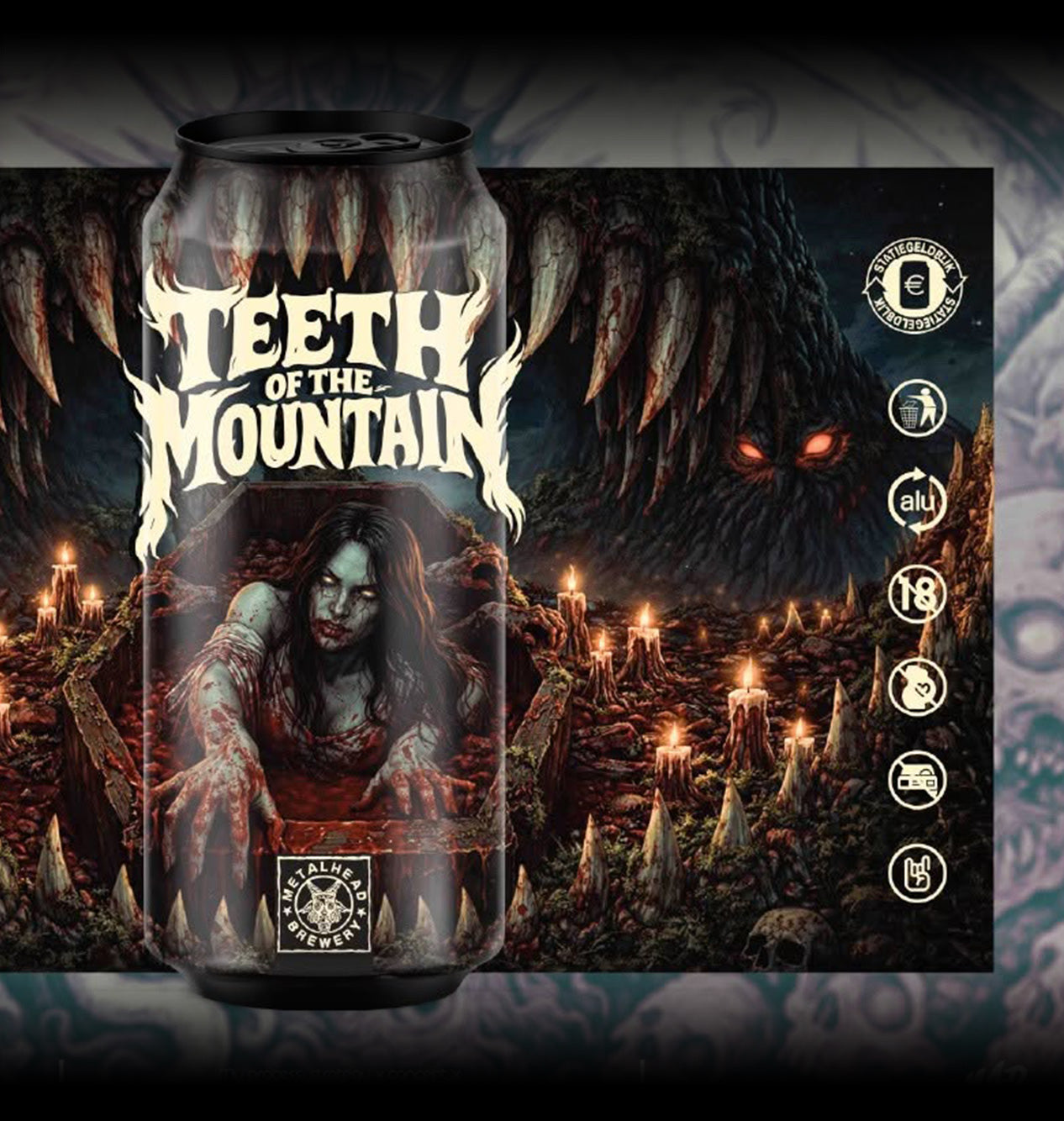Teeth of The Mountain Rye IPA 6% 440 ml. Can